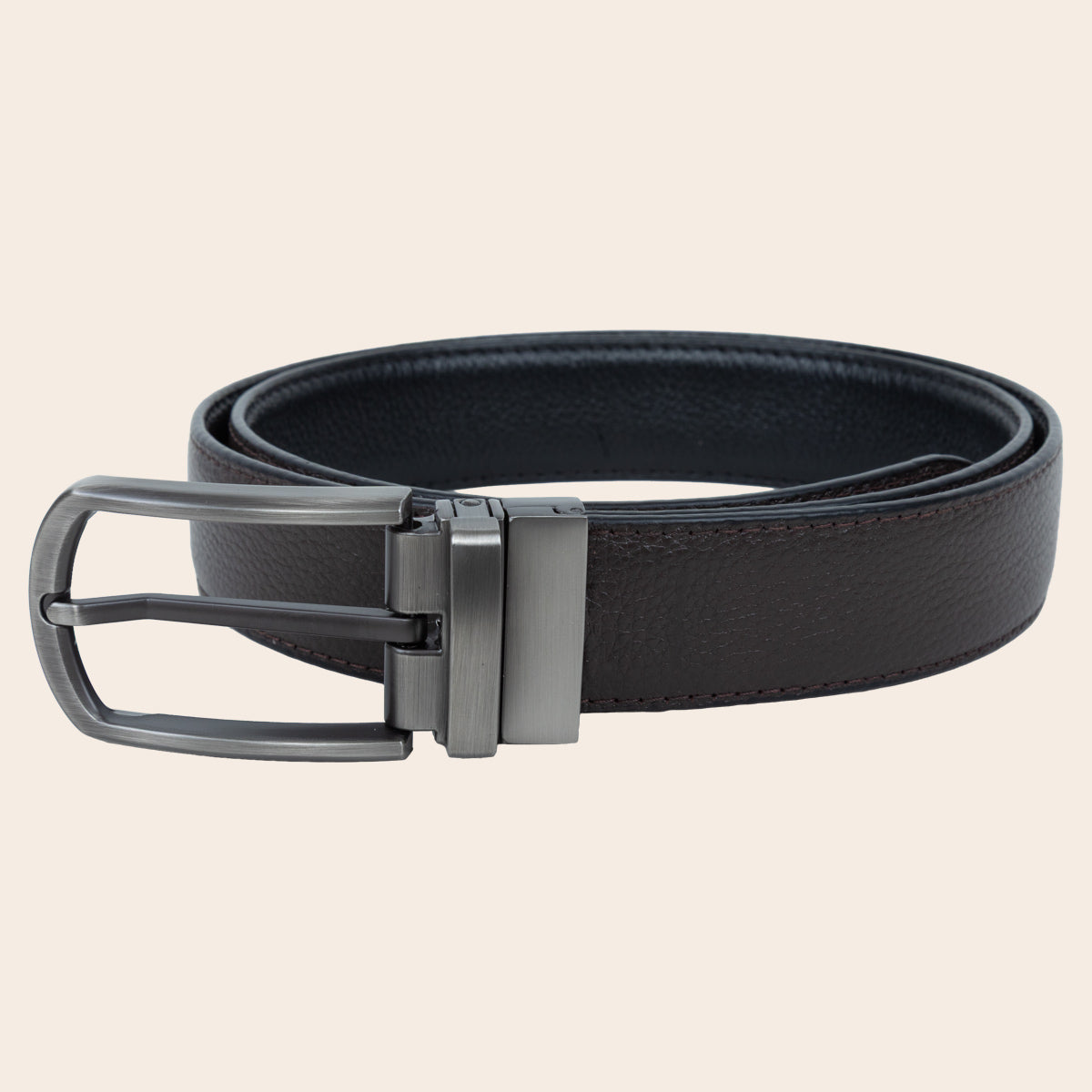 Men's Reversible Leather Belt (ZAL-100/BTL-6|MAT)