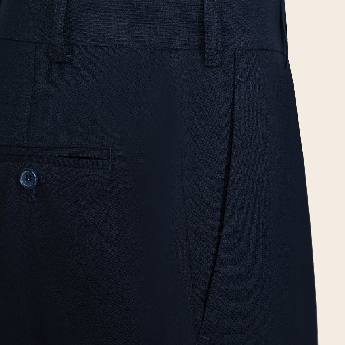 Men's Wool Rich Blend Trouser (STR-77|PTL)