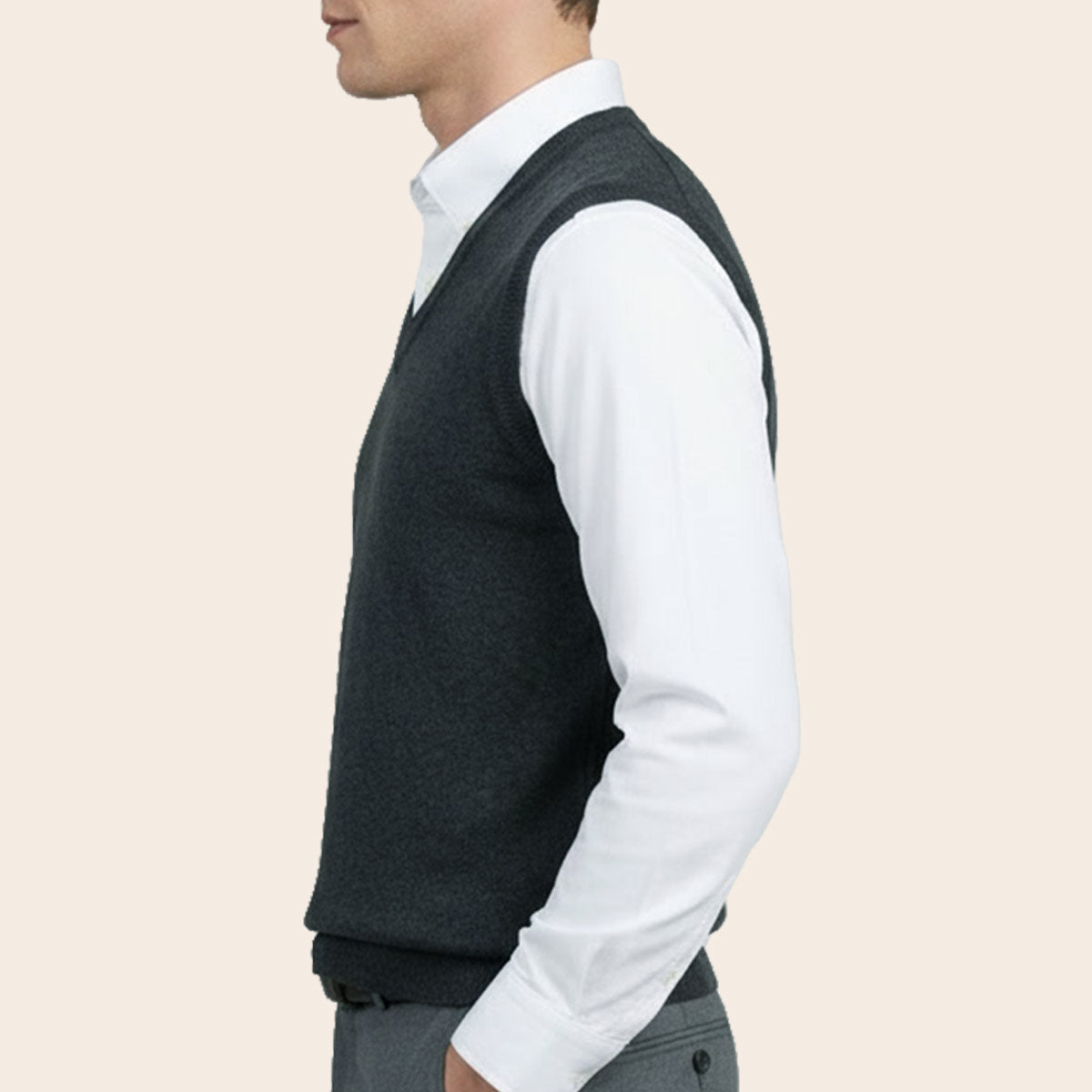 Men's Club Merino Sweater (WPT-805|VNK/SLL)