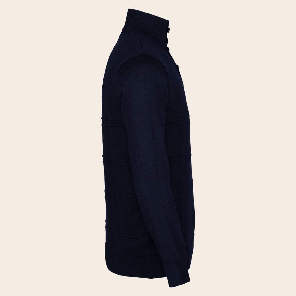 Men's Sweater (YARN-PKPVH32/2-50/50|CLR/FSL)