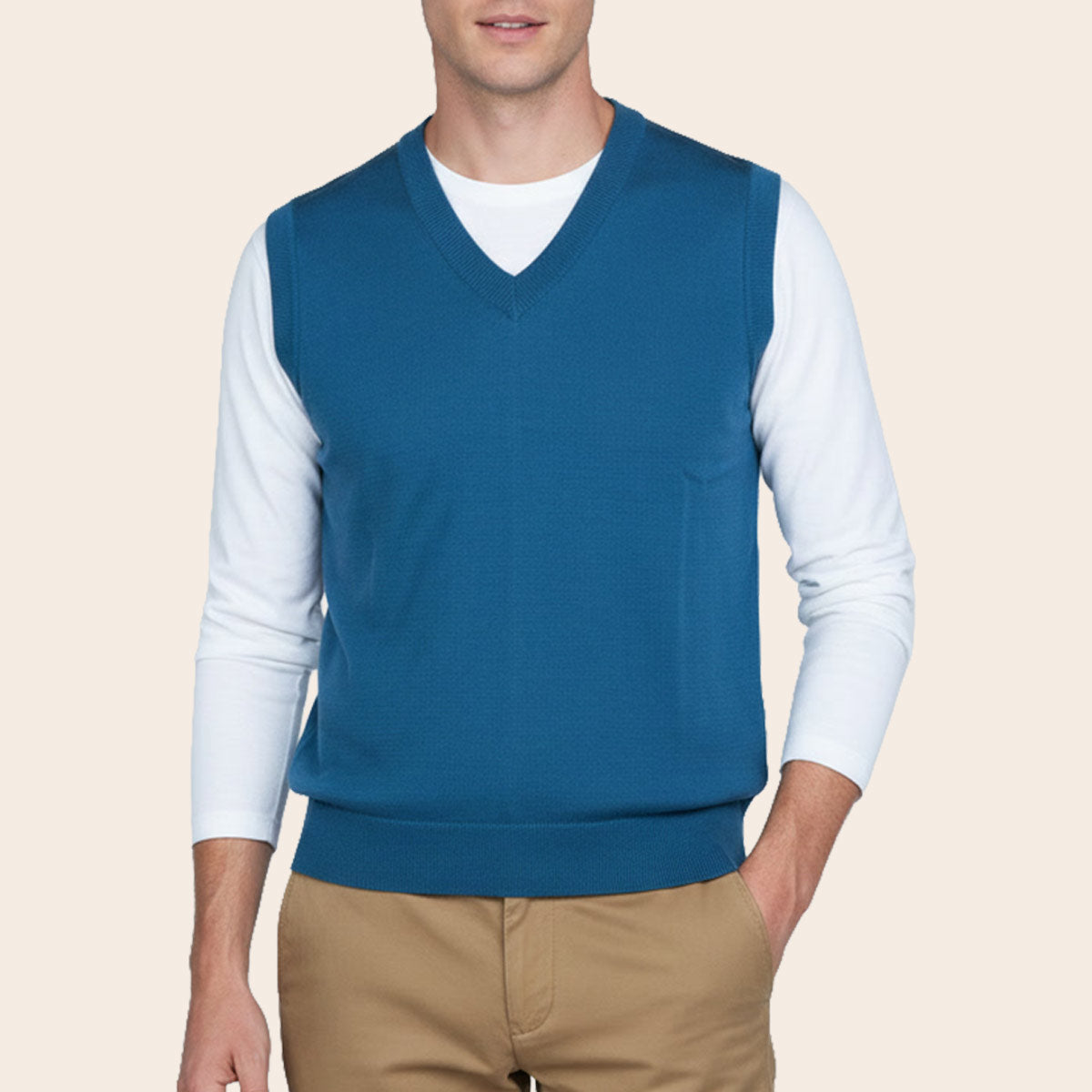 Men's Classic Lounge Sweater (PCSQ-073|VNK/SLL)