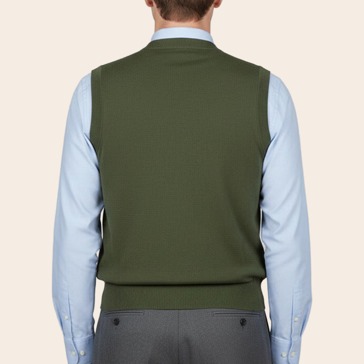 Men's Club Merino Cardigan (WPT-819|VNK/SLL)