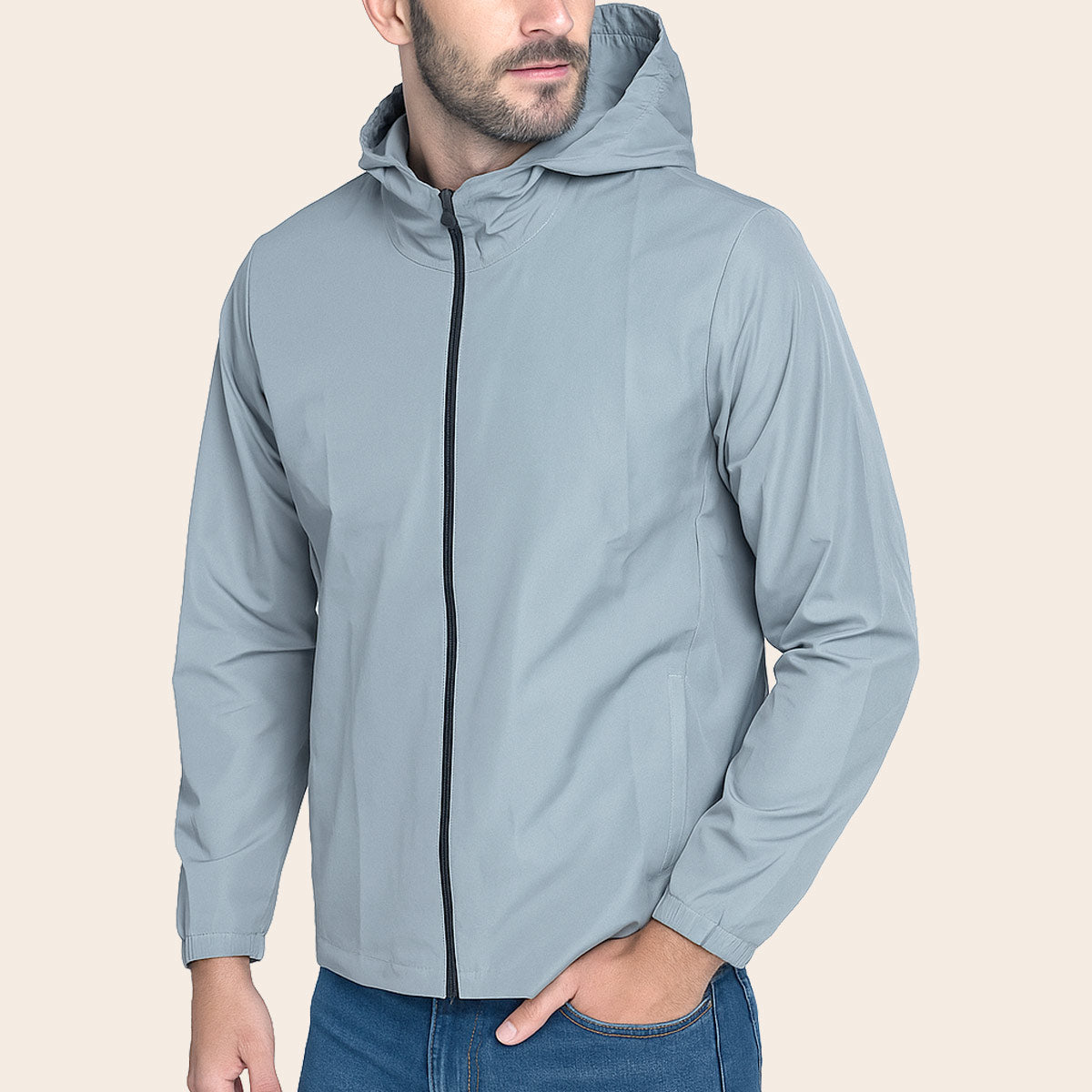 Men's TecNyl Rain & Windbreak Hoodie (ORGNCR-5|U3471)