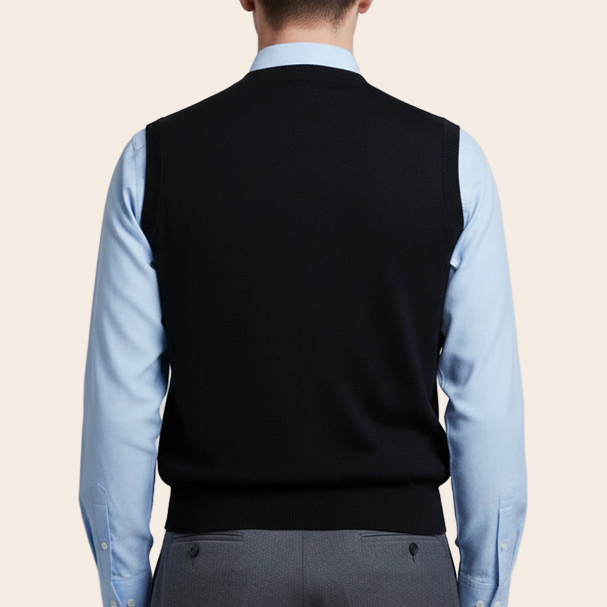 Men's Club Merino Cardigan (WPT-A803|VNK/SLL)