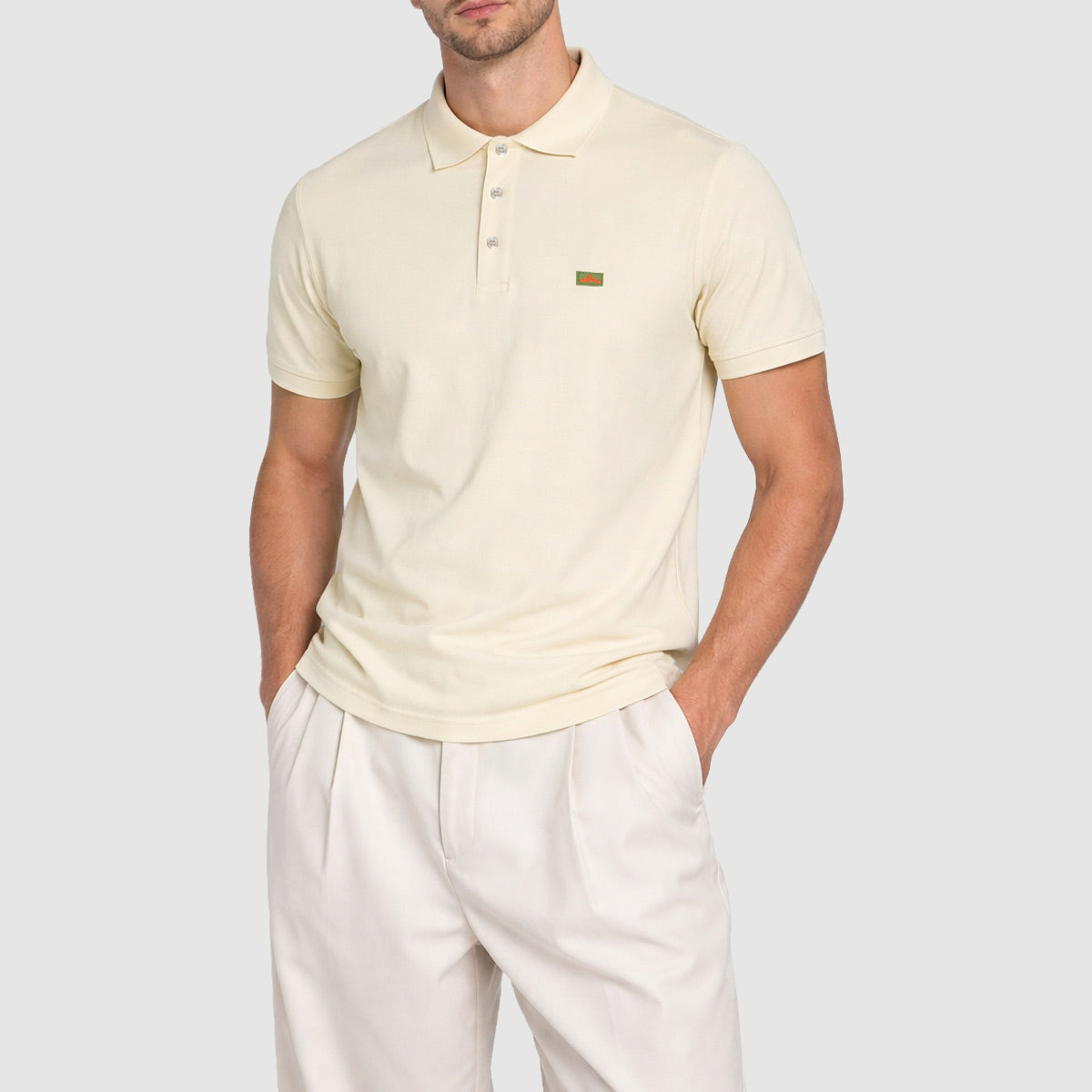 Men's Cotton Stretch Pique Golf Polo (PKPCG-3|PKT/HSL)