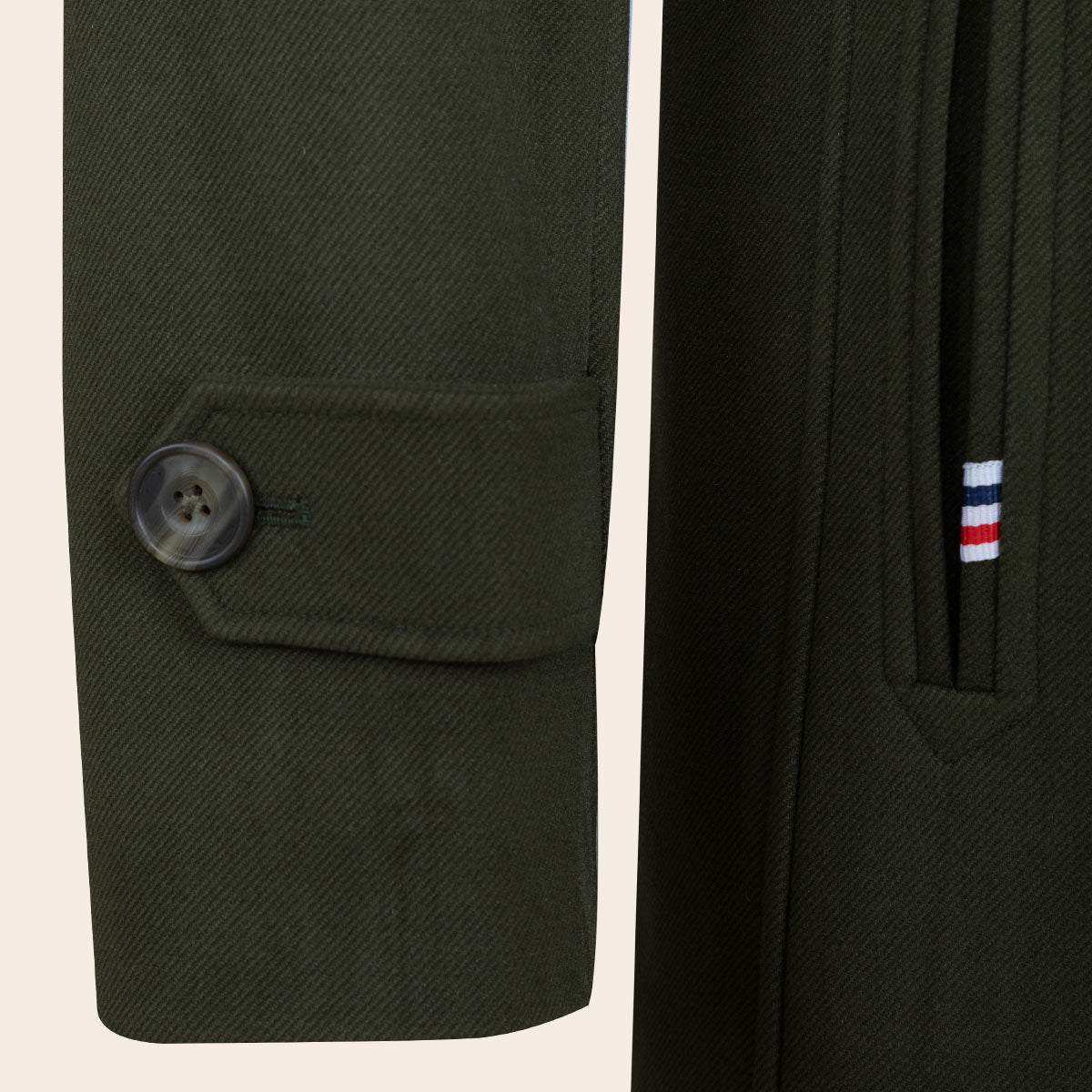 Men's Microfiber Half Coat (ORGKNT-6|MCT)