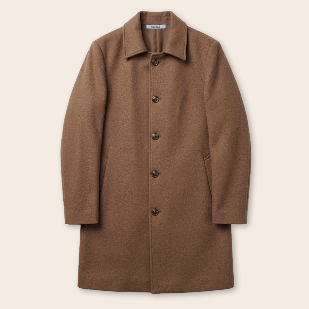 Men's Wool Blend Half Coat (LBL-33|CLR)