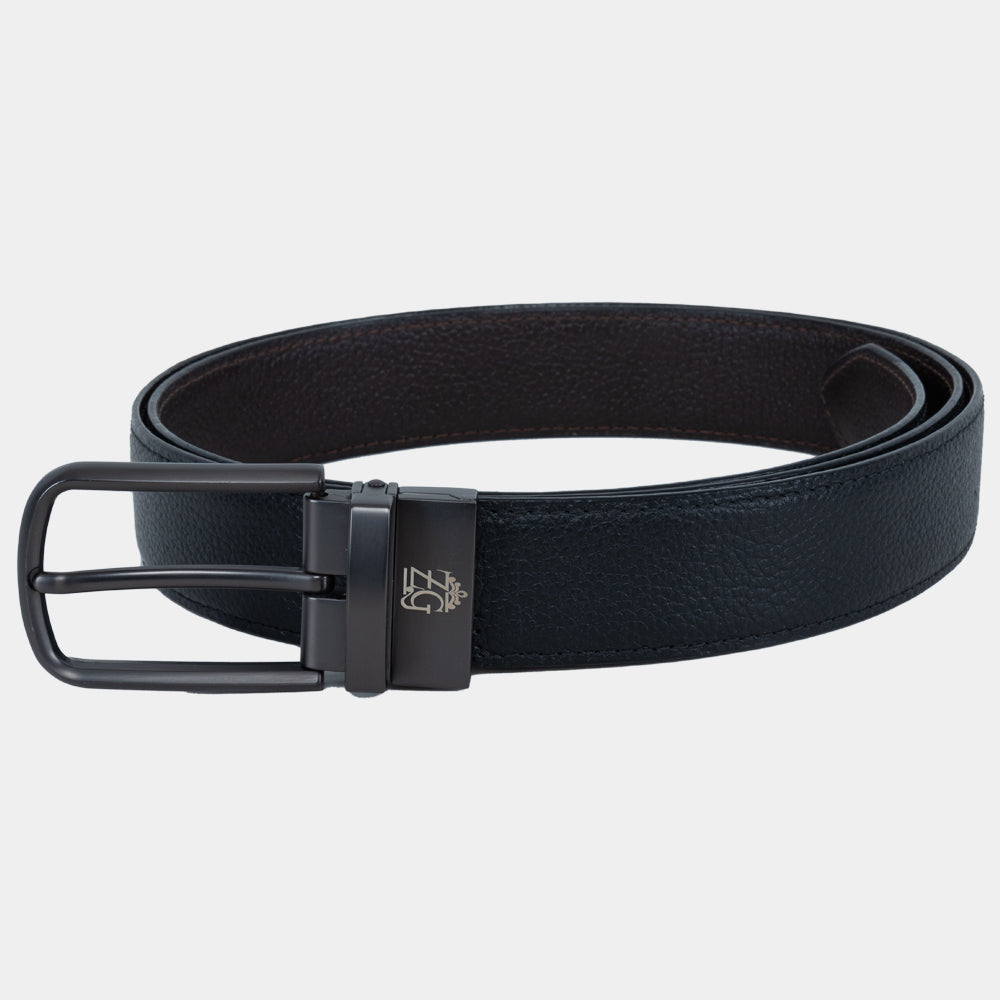 Men's Reversible Leather Belt (ZAL-43/BTL-6|MAT)
