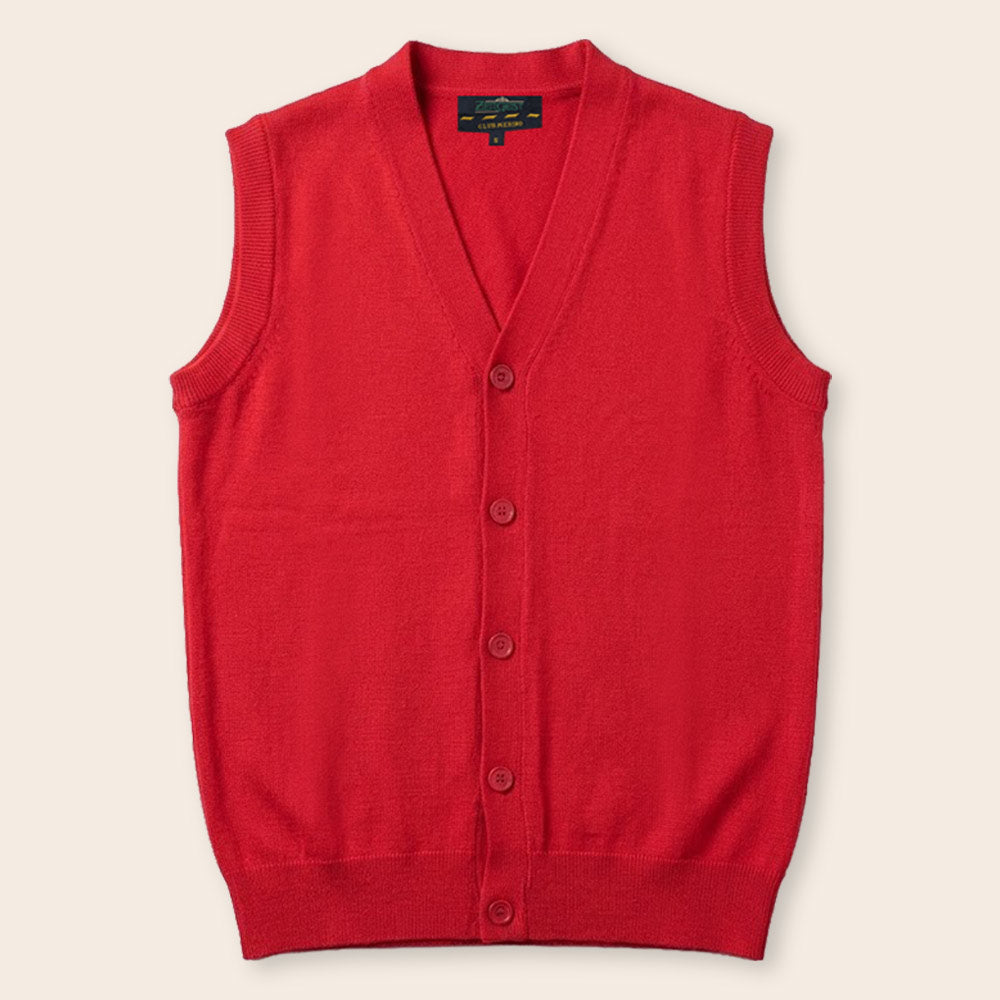 Men's Club Merino Cardigan (WPT-826|VNK/SLL)