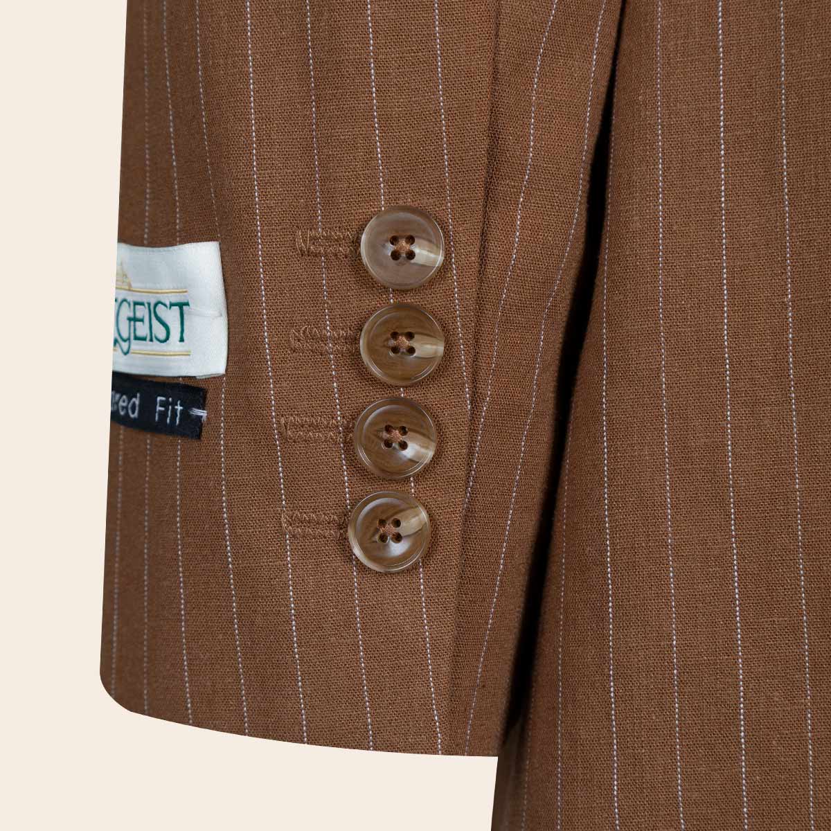 Men's Linen Flex Suit (LINCFX-51|TLF18/DB)