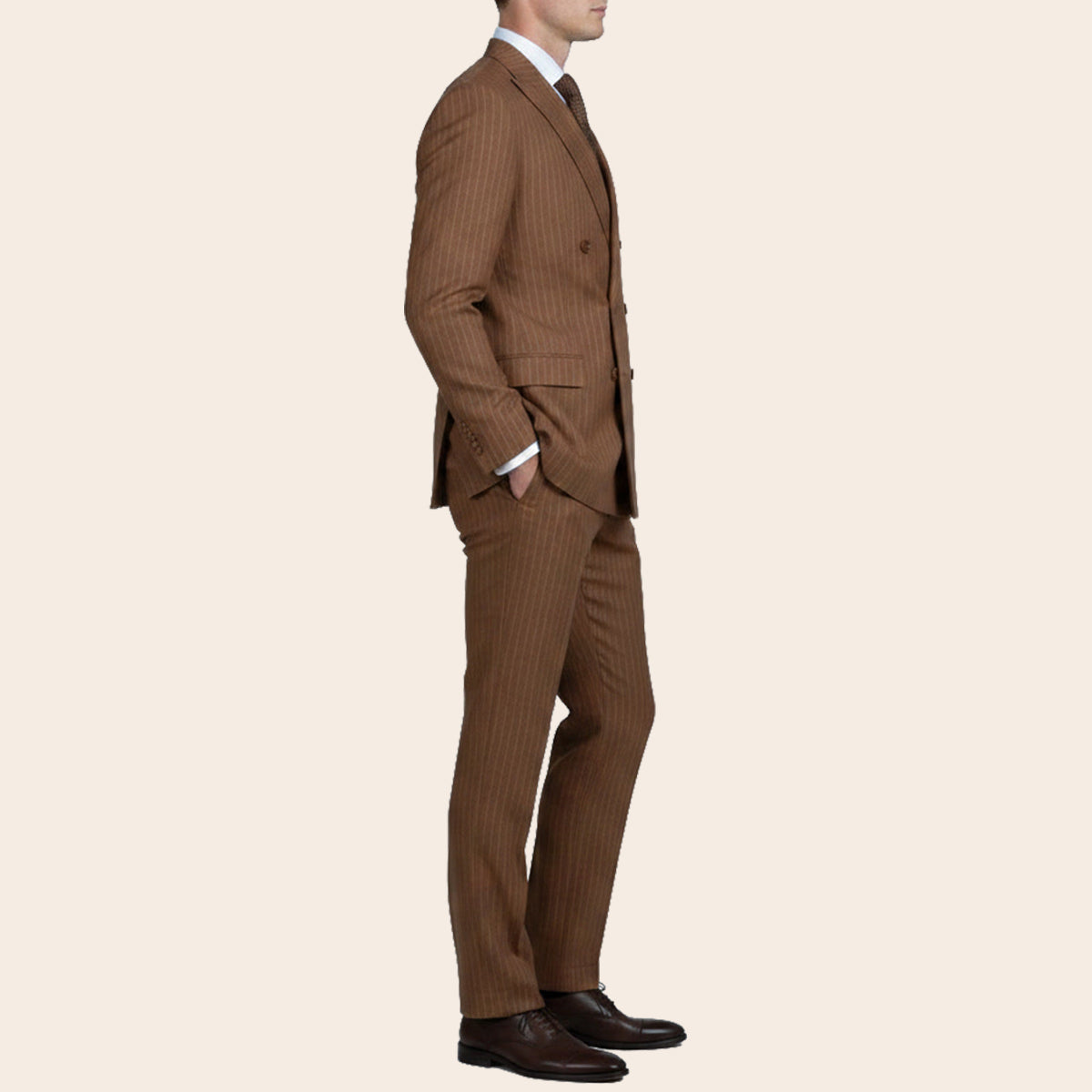 Men's Linen Flex Suit (LINCFX-51|TLF18/DB)