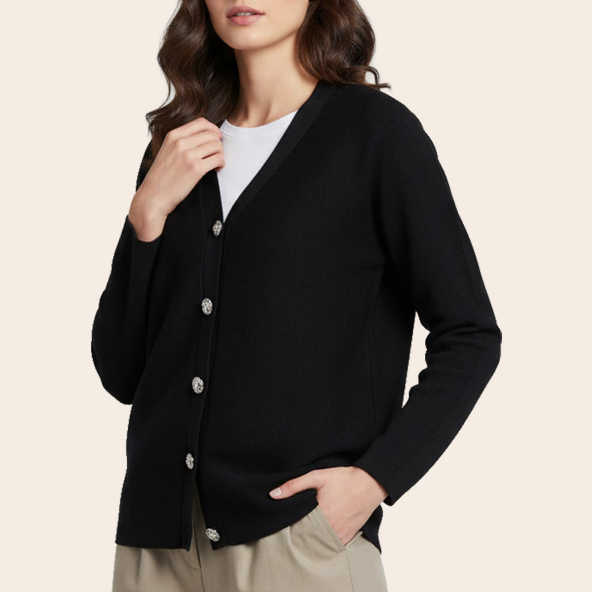 Women's Classic Lounge Cardigan (PCSQ-026|1852)