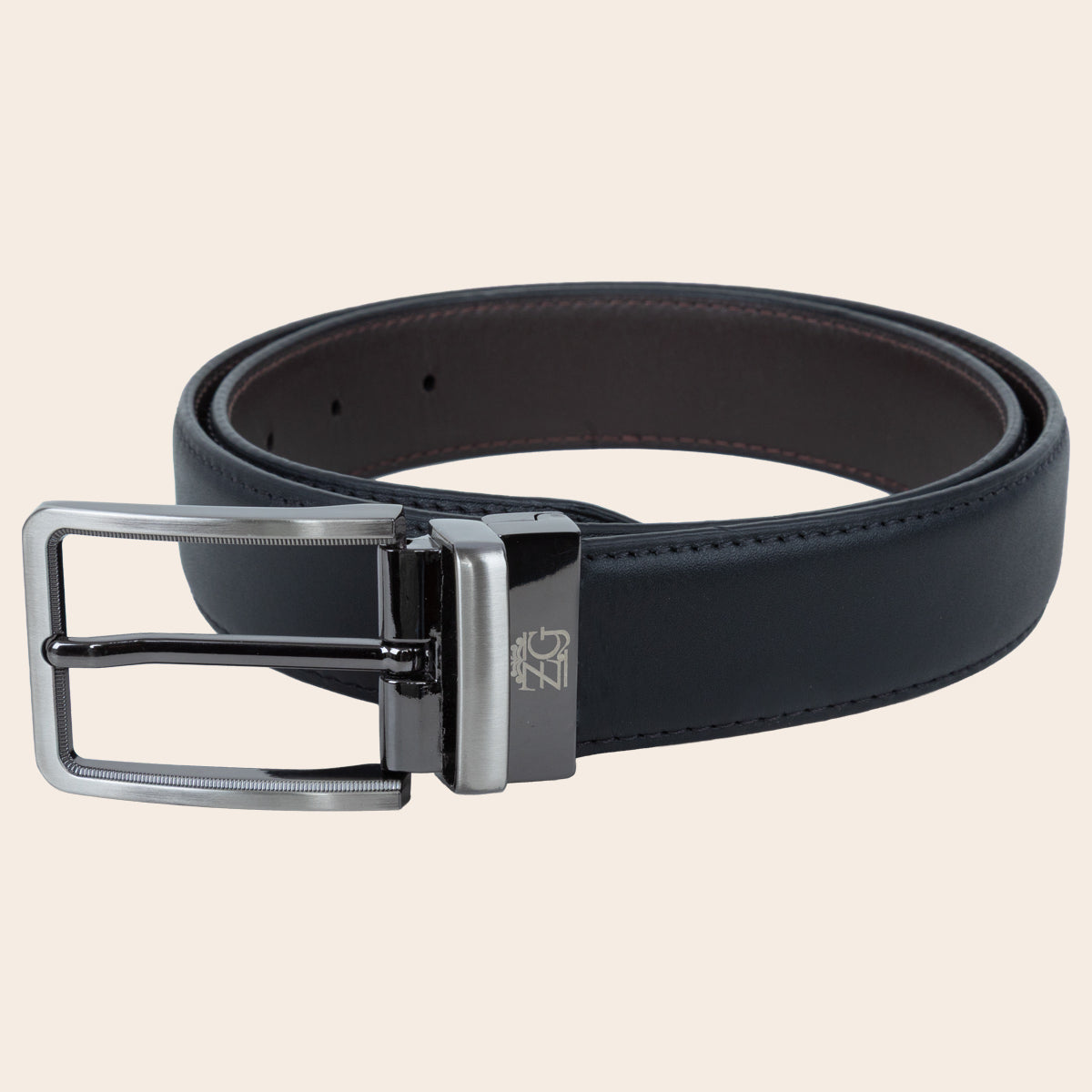 Men's Reversible Leather Belt (ZAL-97/BTL-1|MAT)