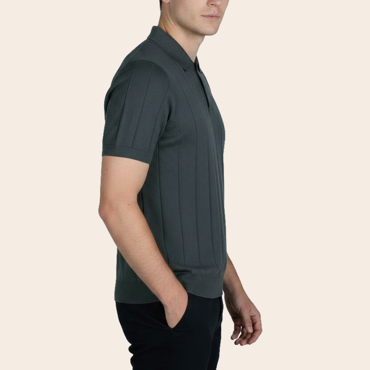 Men's Classic Lounge Polo Shirt (CTSL-25|SLK/PLO)