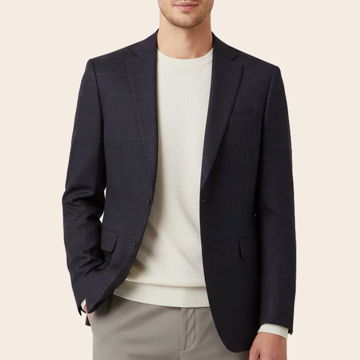 Men's Wool Blend Jacket (DCM-3077|TLF18)