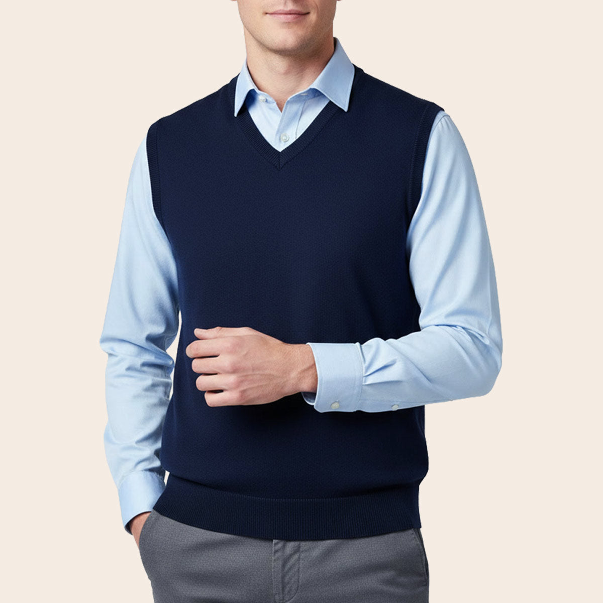 Men's Classic Lounge Sweater (CS-01|VNK/SLL)