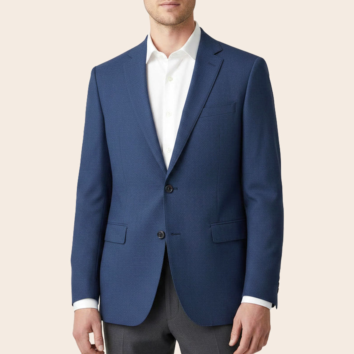 Men's Super Fine Wool Blend Jacket (ABS-190|TLF18)