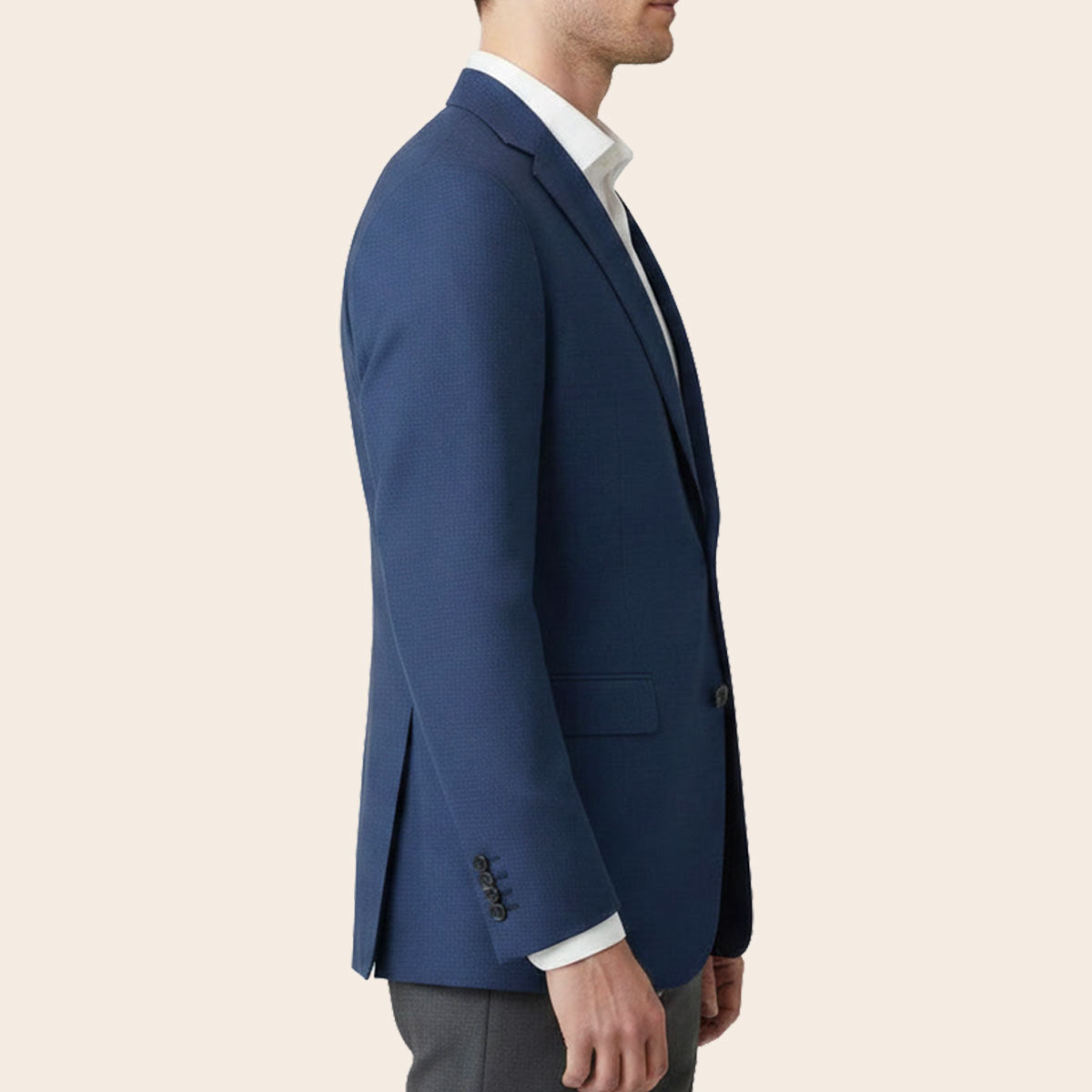 Men's Super Fine Wool Blend Jacket (ABS-190|TLF18)