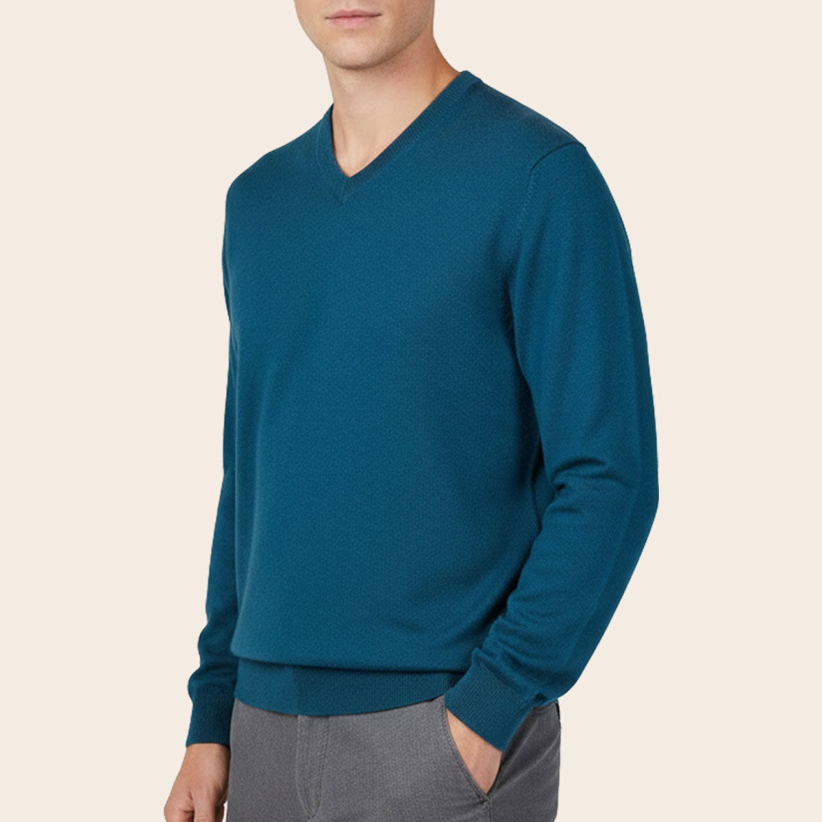 Men's Club Merino Sweater (LY-9035|VNK/FSL)