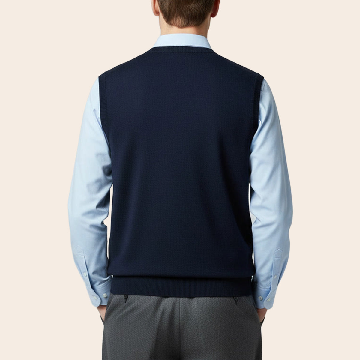 Men's Club Merino Sweater (PS-095|VNK/SLL)
