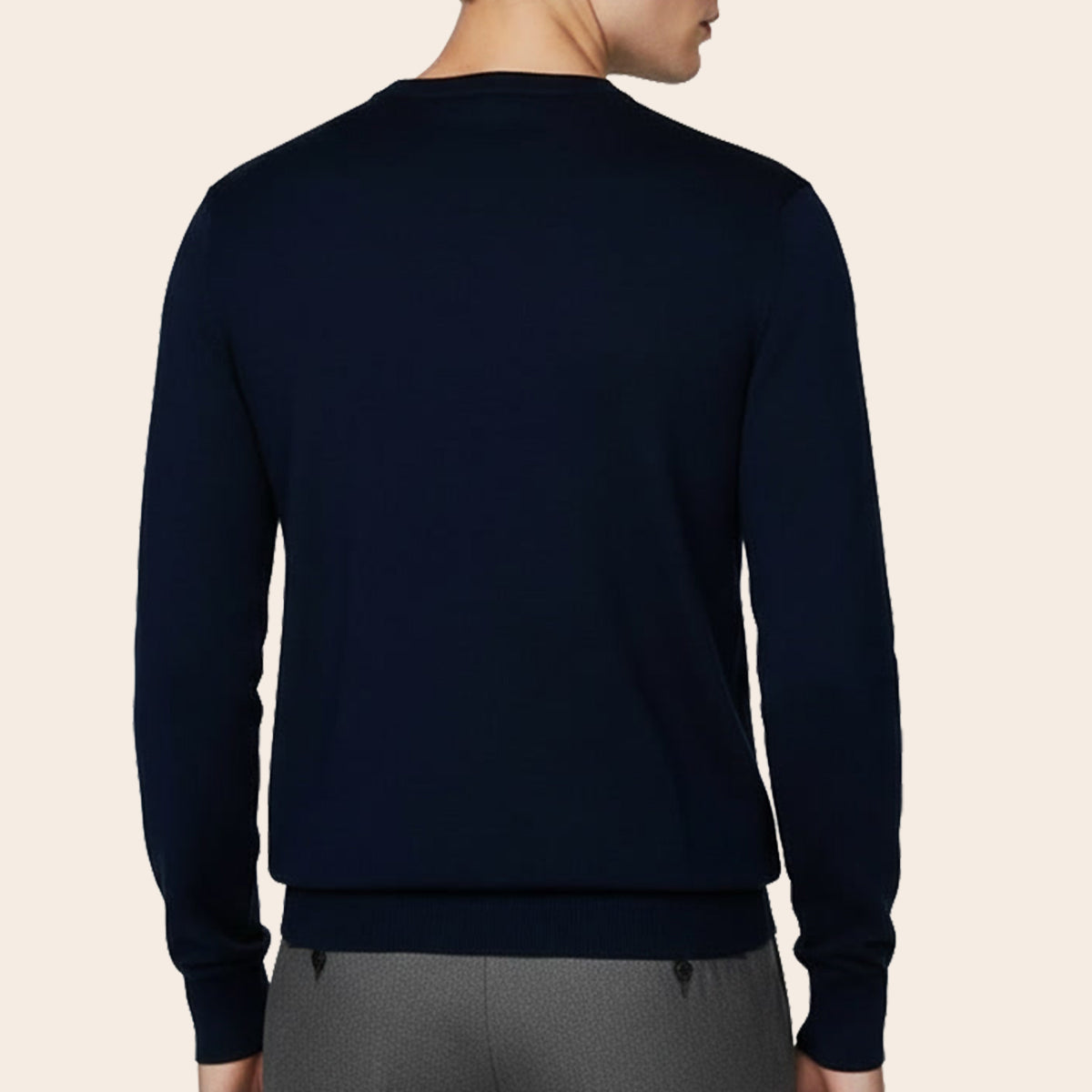 Men's Club Merino Sweater (LY-9052|VNK/FSL)
