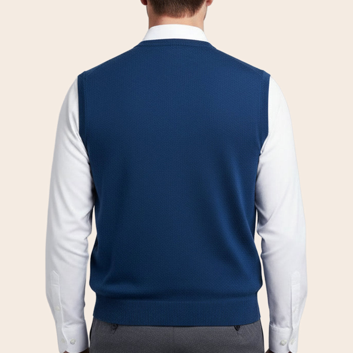 Men's Lambswool Country Sweater (LW-021|VNK/SLL)