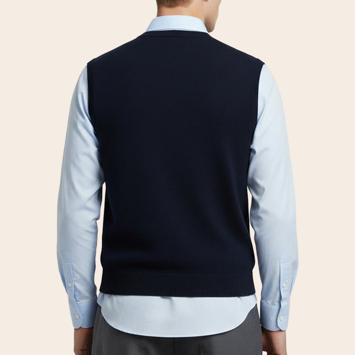 Men's Lambswool Country Sweater (QW-023|VNK/SLL)