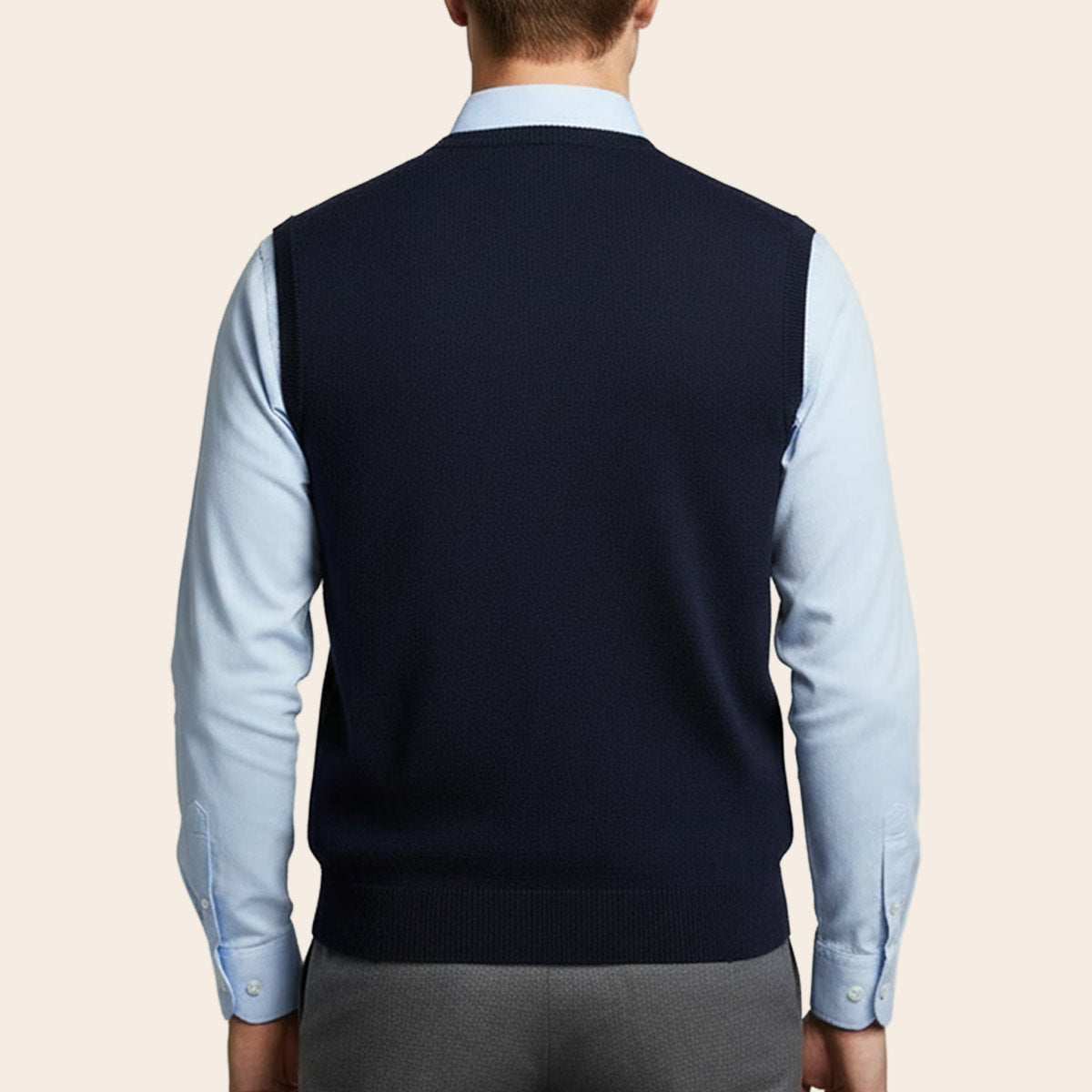 Men's Lambswool Country Sweater (LW-023|VNK/SLL)
