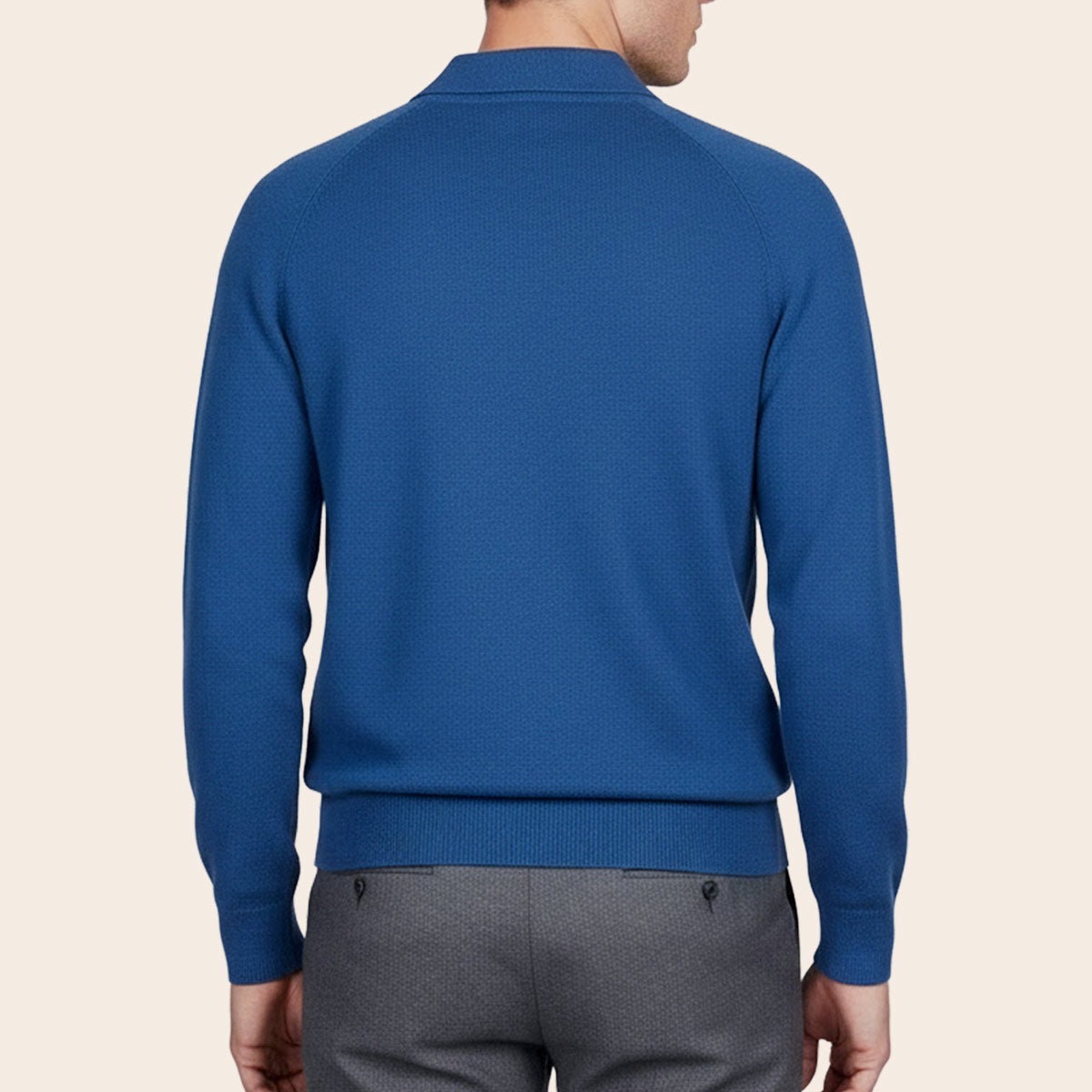 Men's Lambswool Country Sweater (LW-021|CLR/FSL)