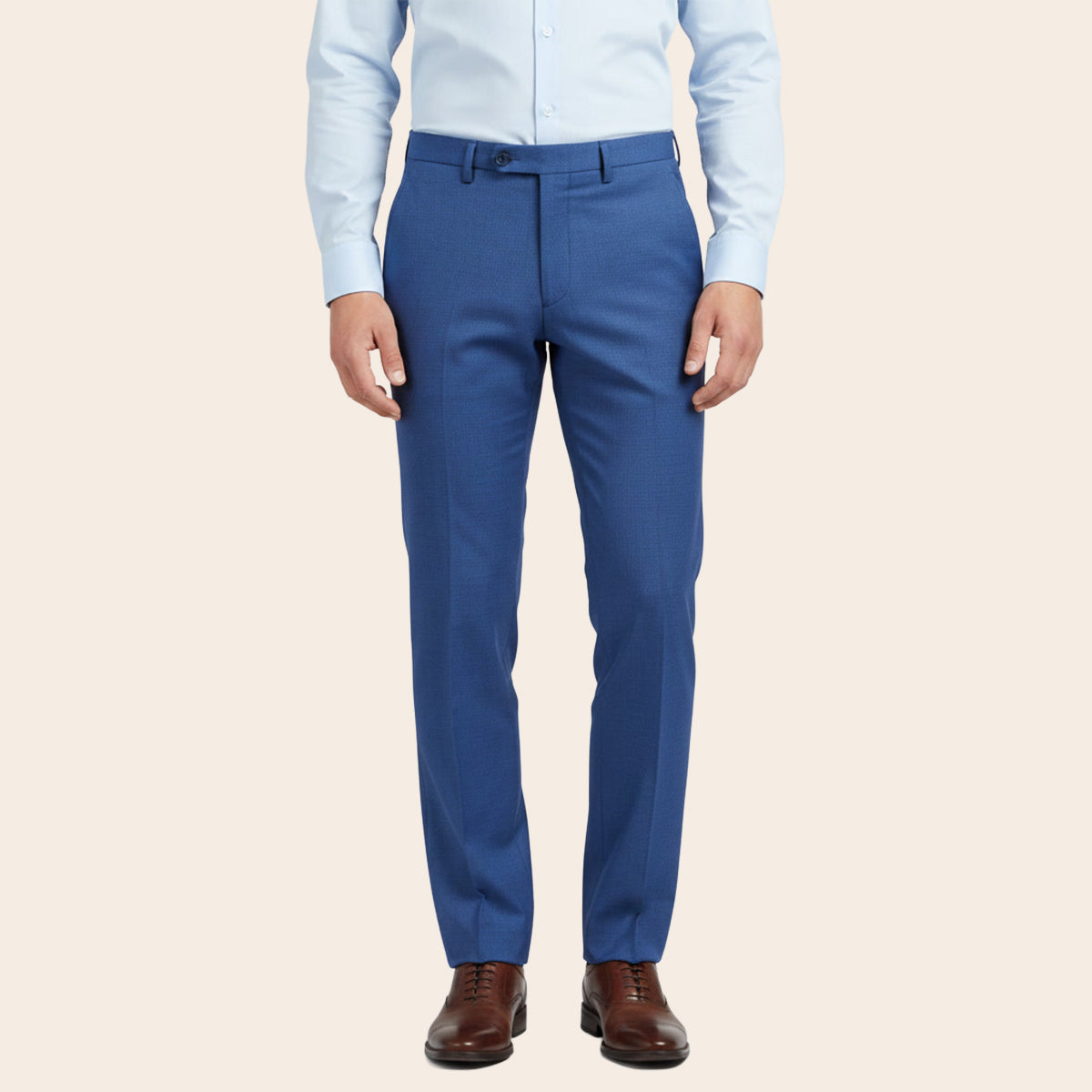 Men's Wool Rich Blend Trouser (STR-49|PTL)