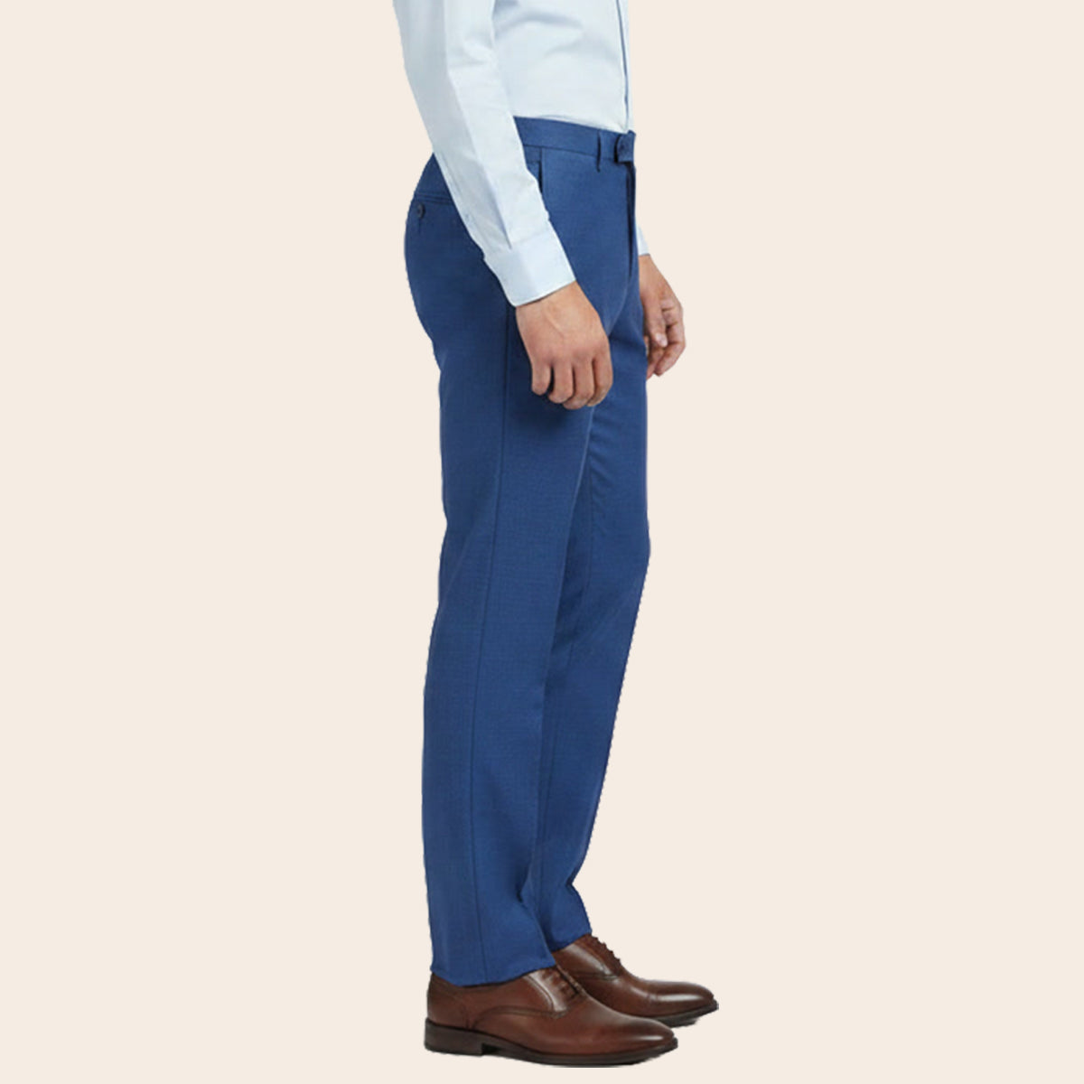 Men's Wool Rich Blend Trousers (STR-49|PTL)
