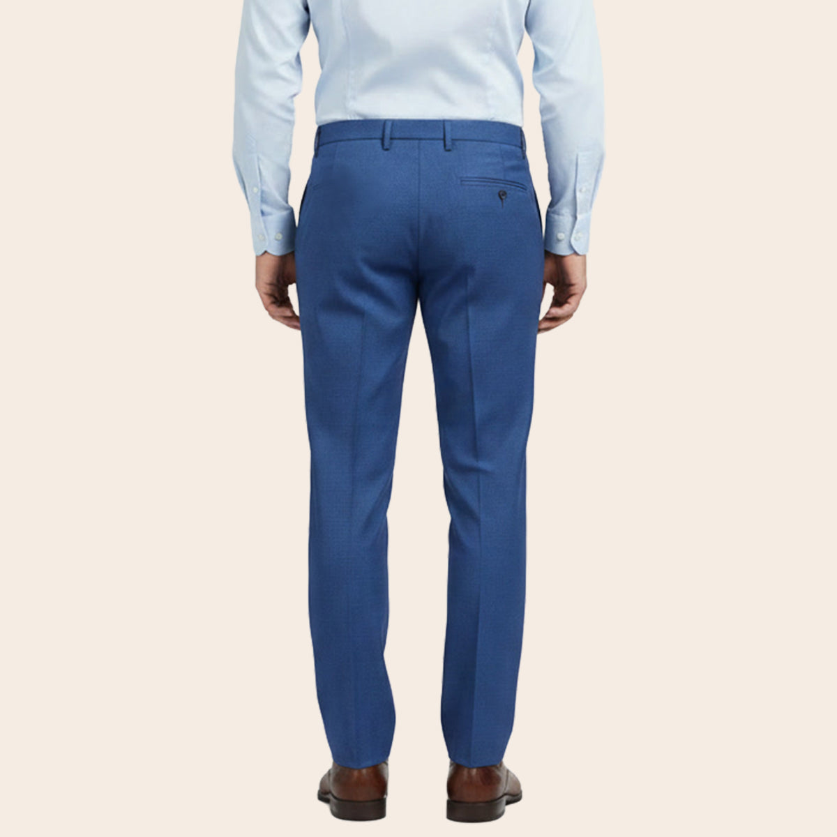 Men's Wool Rich Blend Trouser (STR-49|PTL)