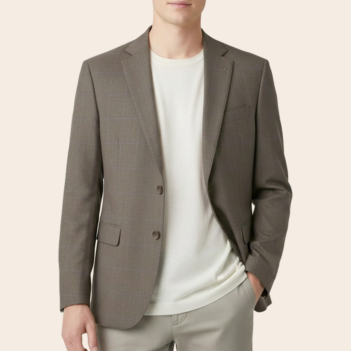 Men's Super Fine Wool Blend Jacket (JTR-154|TLF18)