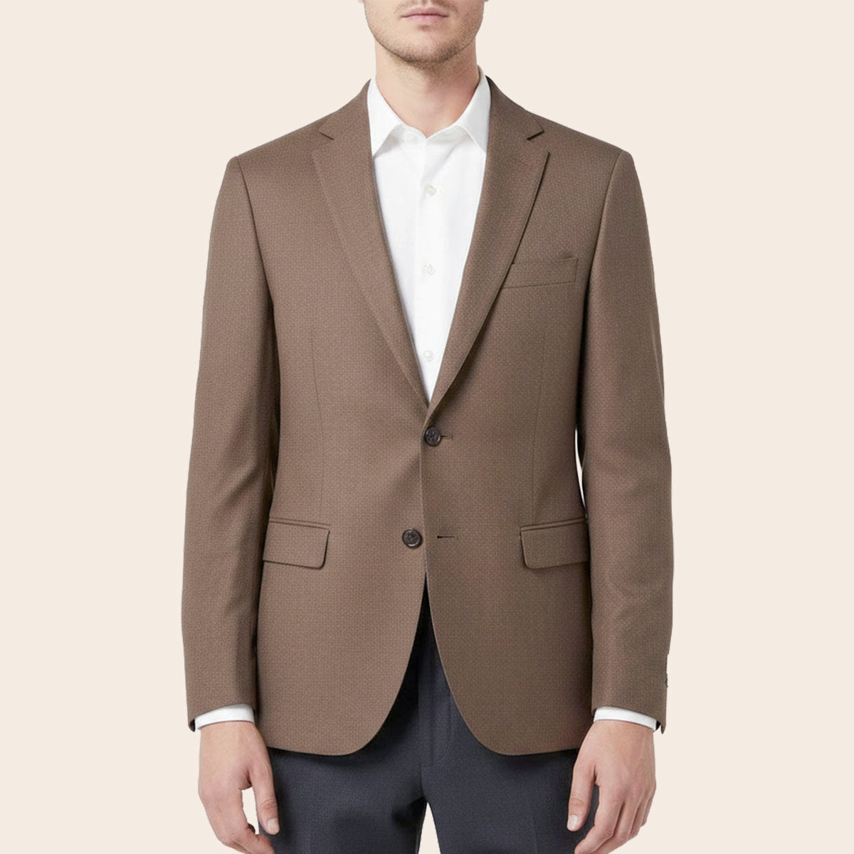 Men's Wool Blend Jacket (JTR-141|SLM)