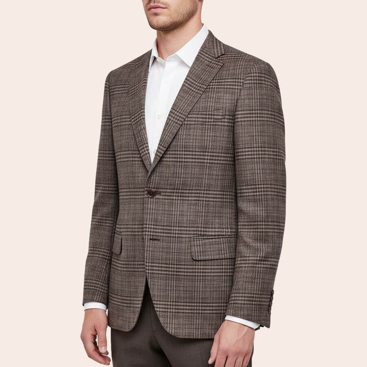 Men's Wool Blend Jacket (JWB-261|TLF18)