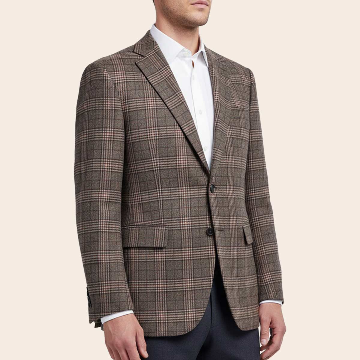 Men's Super Fine Wool Blend Jacket (JWB-226|TLF18)