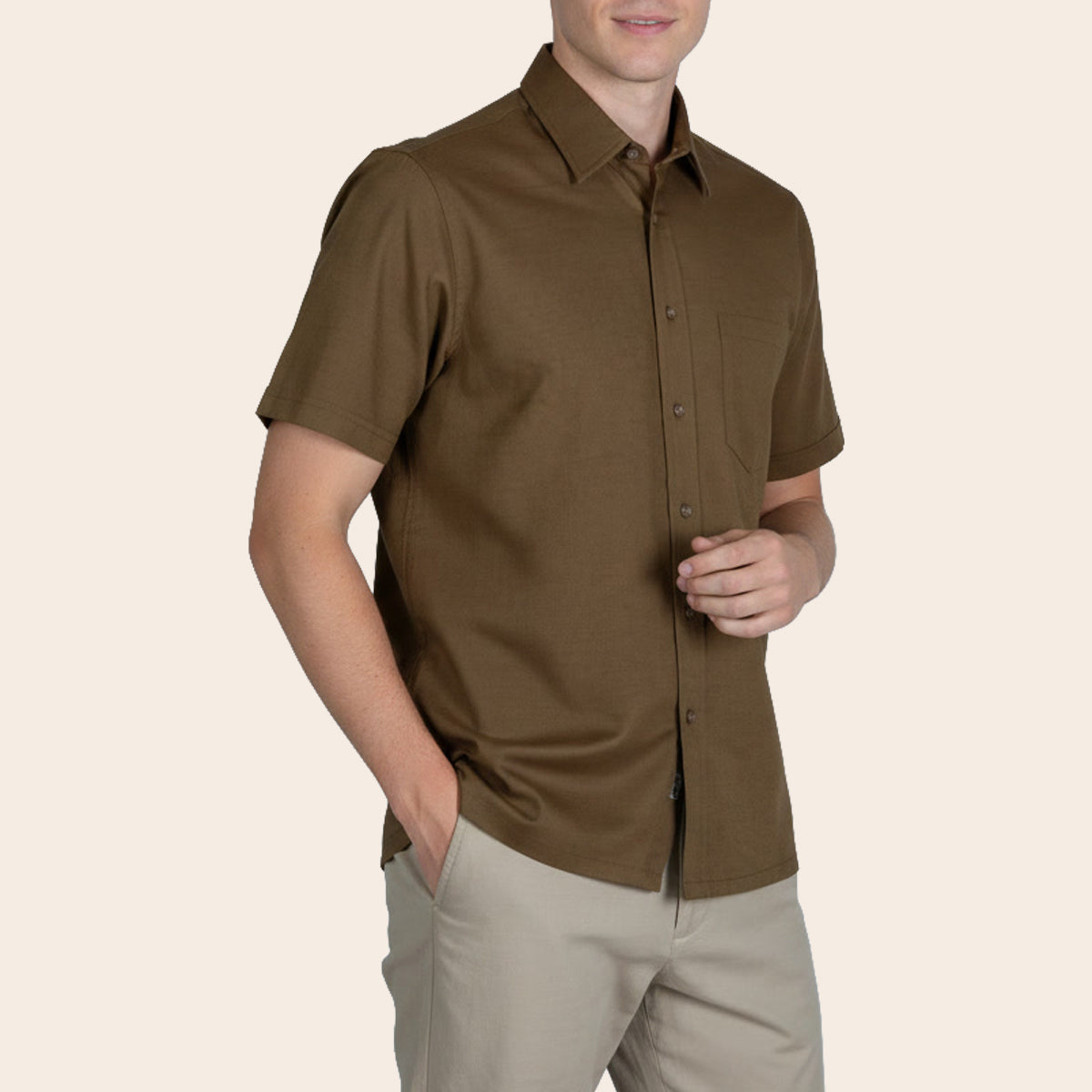 Men's Linen Breeze Bushirt (LINCBZ-60|HSP/REG)
