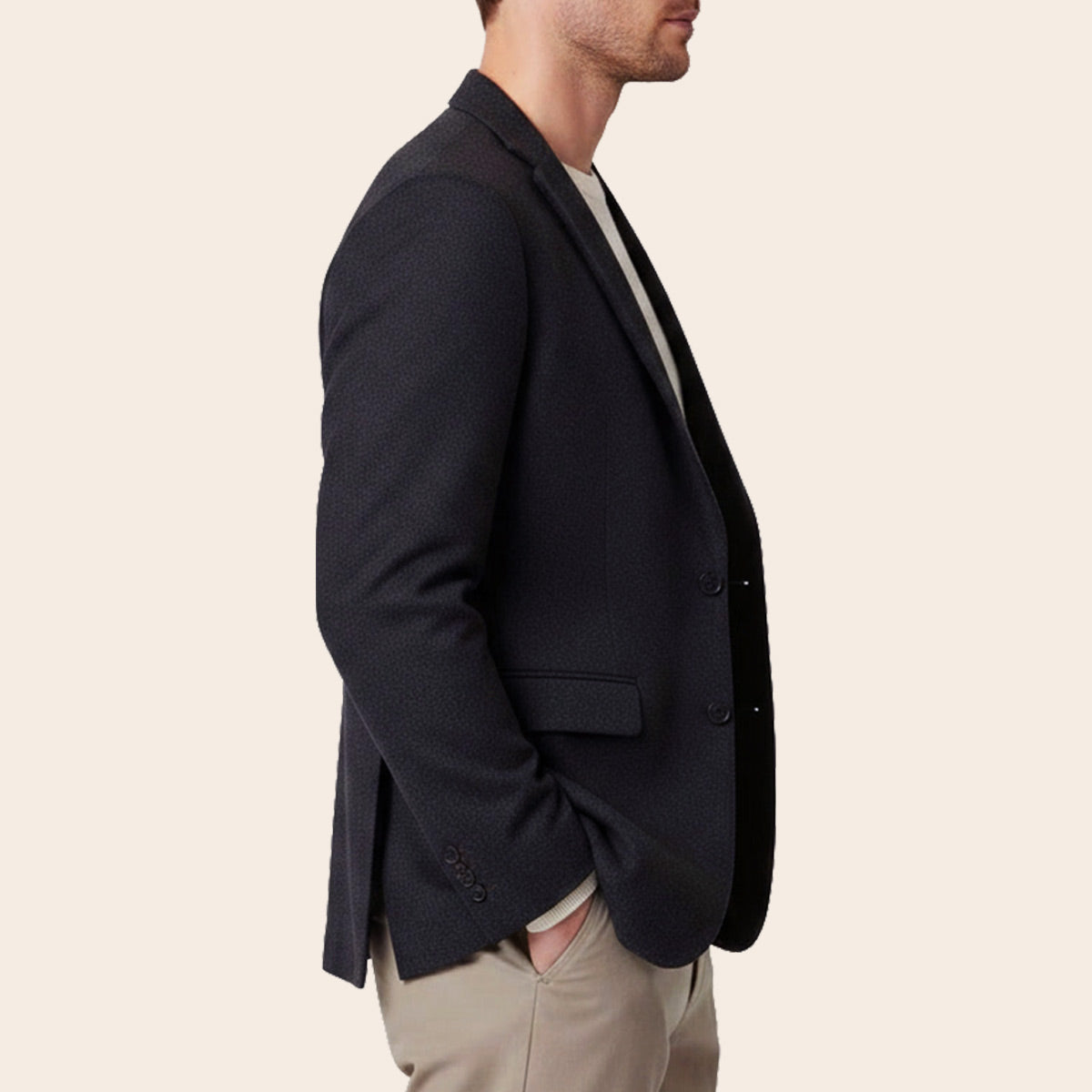 Men's Wool Blend Jacket (JWB-265|TLF18)