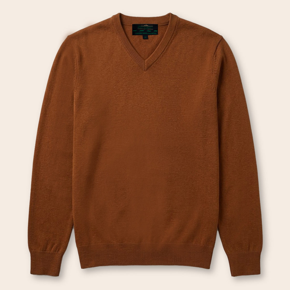 Men's Lambswool Country Sweater (QW-077|VNK/FSL)
