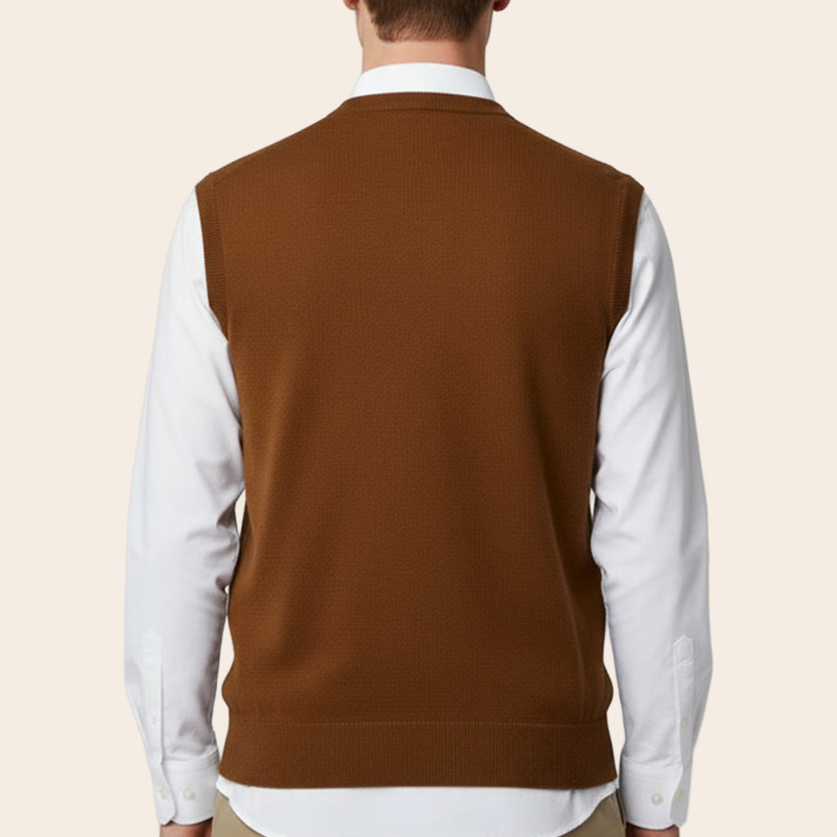 Men's Lambswool Country Sweater (QW-077|VNK/SLL)