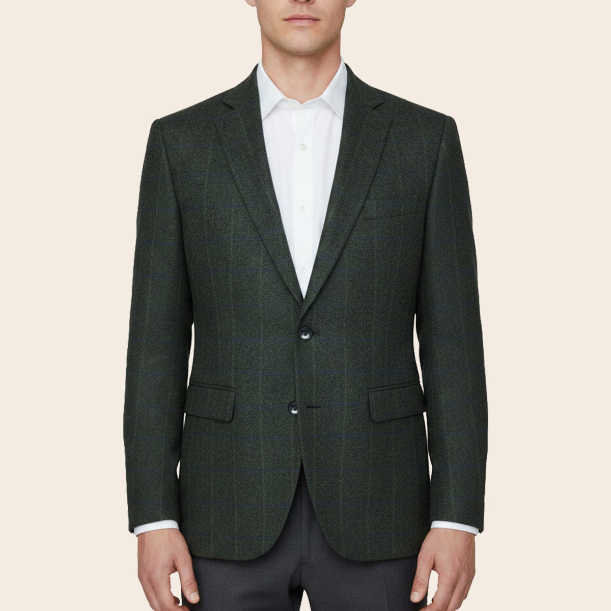 Men's Wool Blend Jacket (JWB-222|TLF18)
