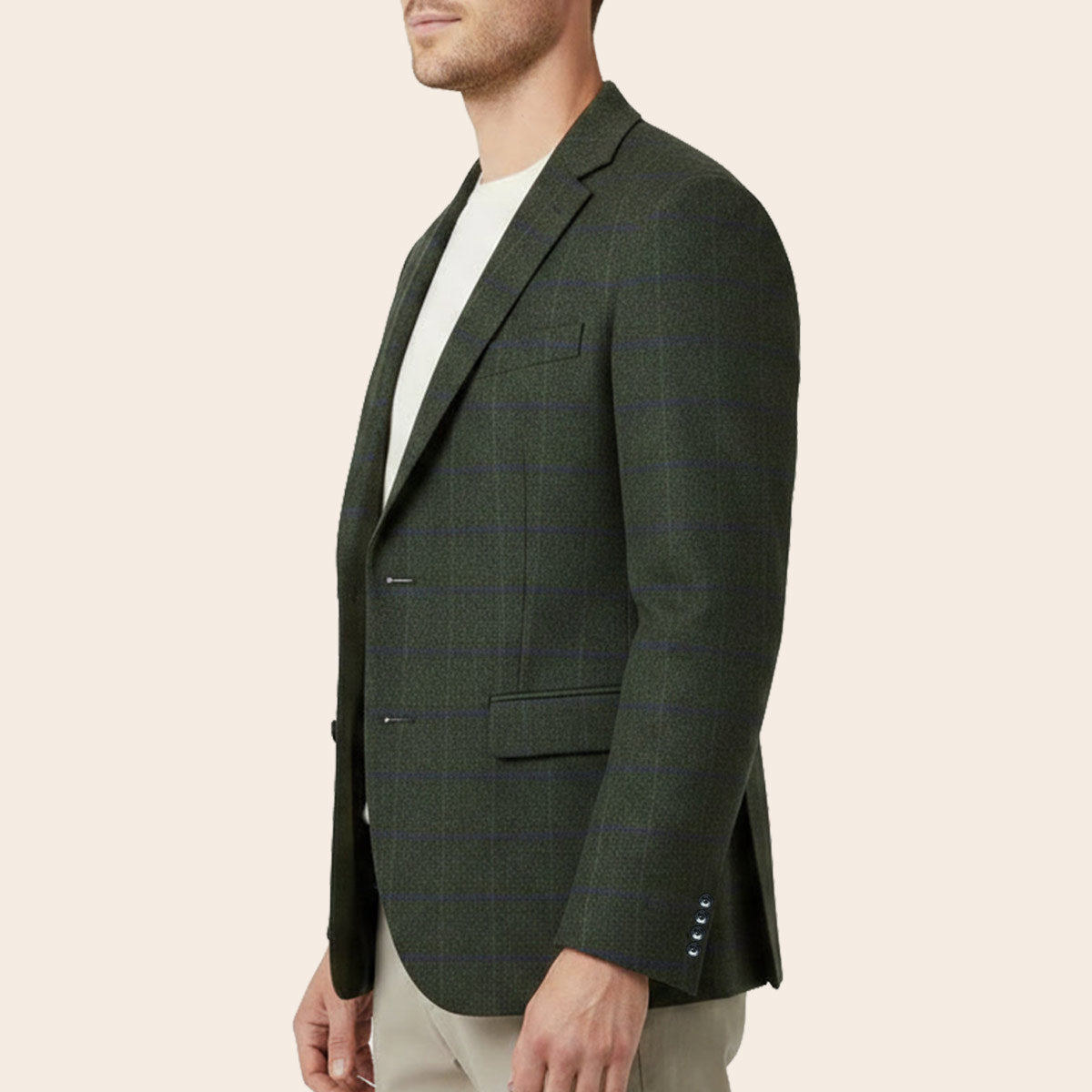 Men's Wool Blend Jacket (JWB-222|TLF18)