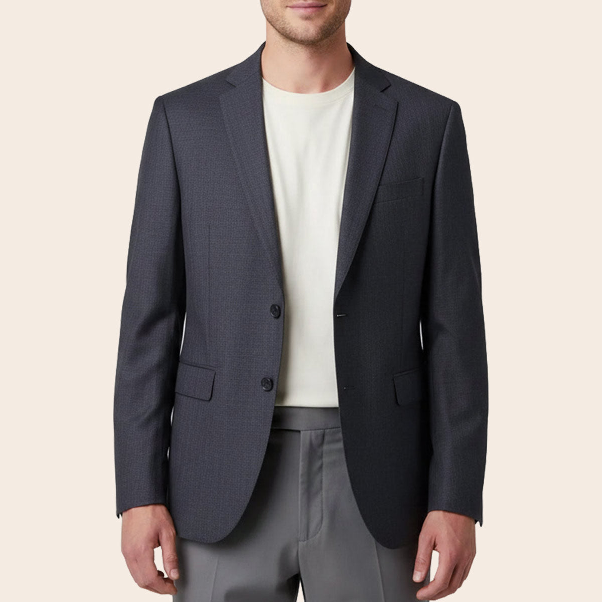 Men's Super Fine Wool Blend Jacket (ABS-149|TLF18)