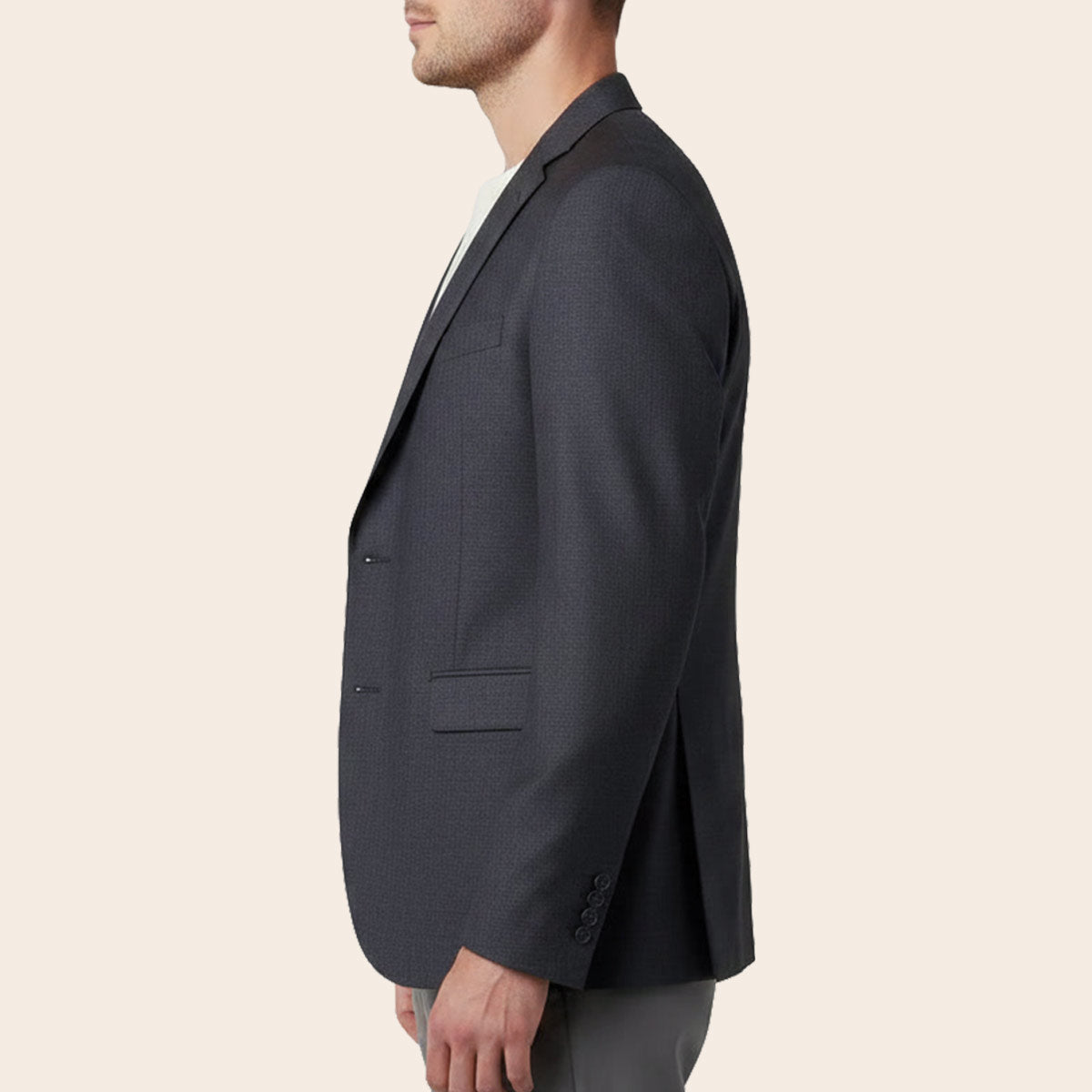 Men's Super Fine Wool Blend Jacket (ABS-149|TLF18)