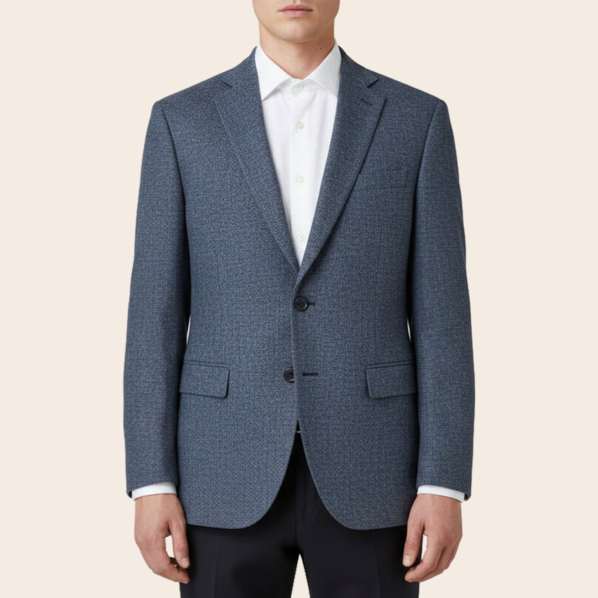 Men's Super Fine Wool Blend Jacket (JWB-271|TLF18)