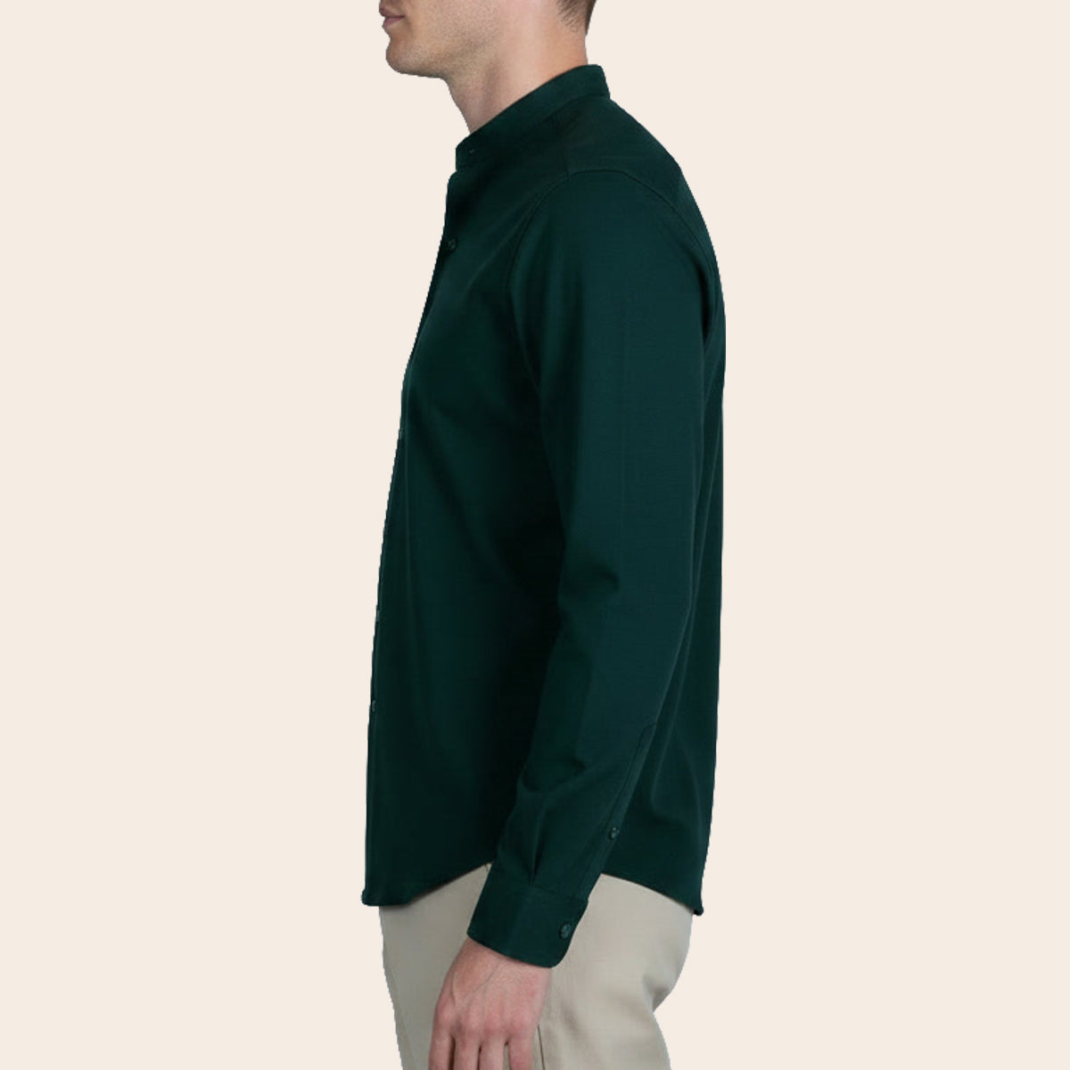 Men's Cotton Polyester Elastane Shirt (PKPCG-9|BND/SB1)