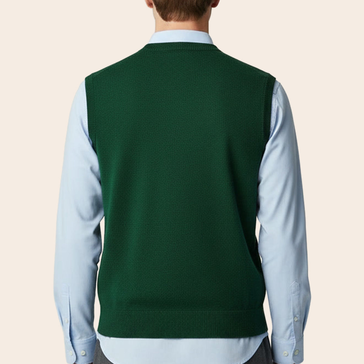Men's Lambswool Country Sweater (QW-056|VNK/SLL)