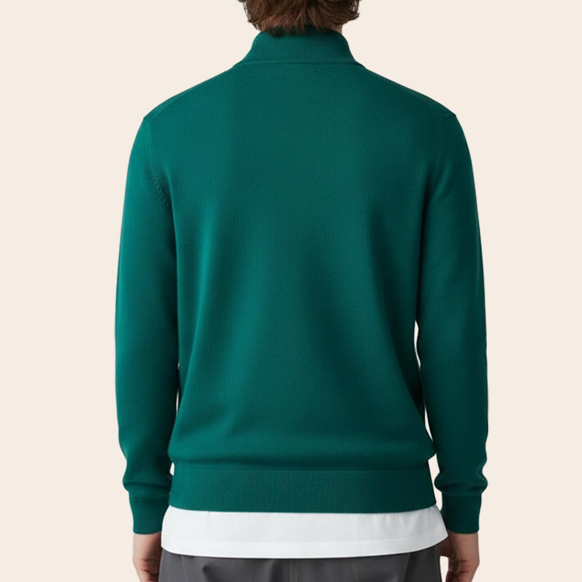 Men's Club Merino Sweater (LY-9097|HNK/FSQ)