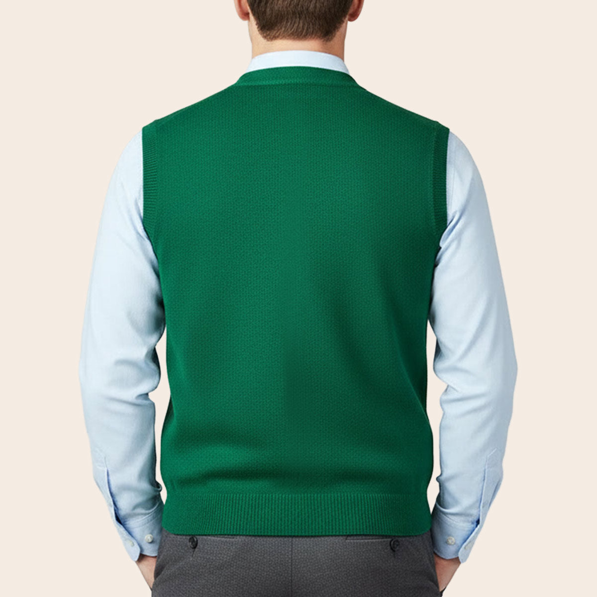 Men's Lambswool Country Cardigan (LW-056|VNK/SLL)