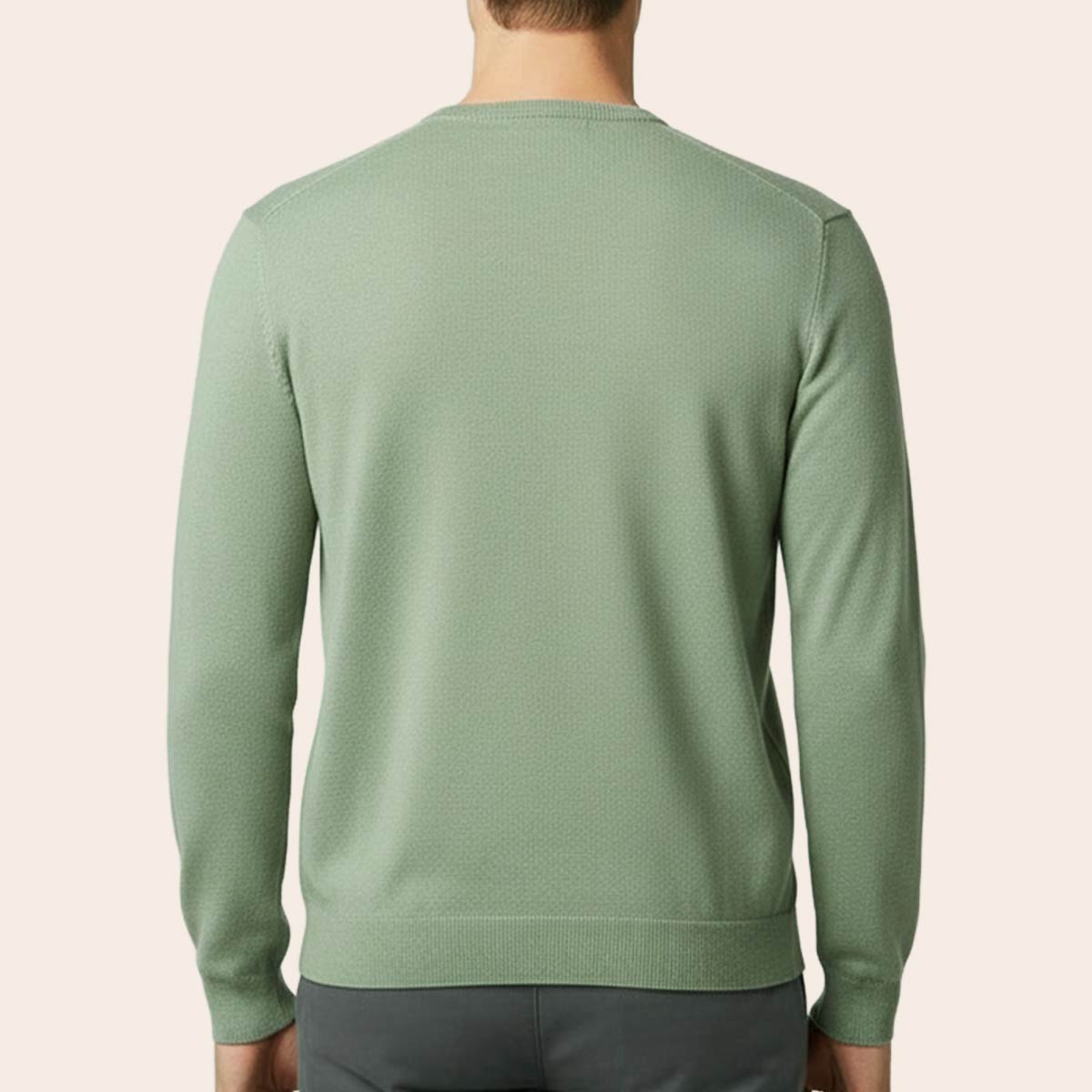 Men's Lambswool Country Sweater (LW-071|VNK/FSL)